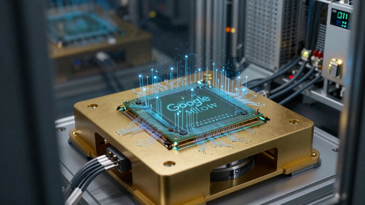 Google Willow Quantum Chip in cryogenic quantum computing setup 2026