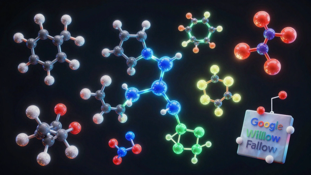 Molecular chemistry simulation using Google Willow Quantum Chip