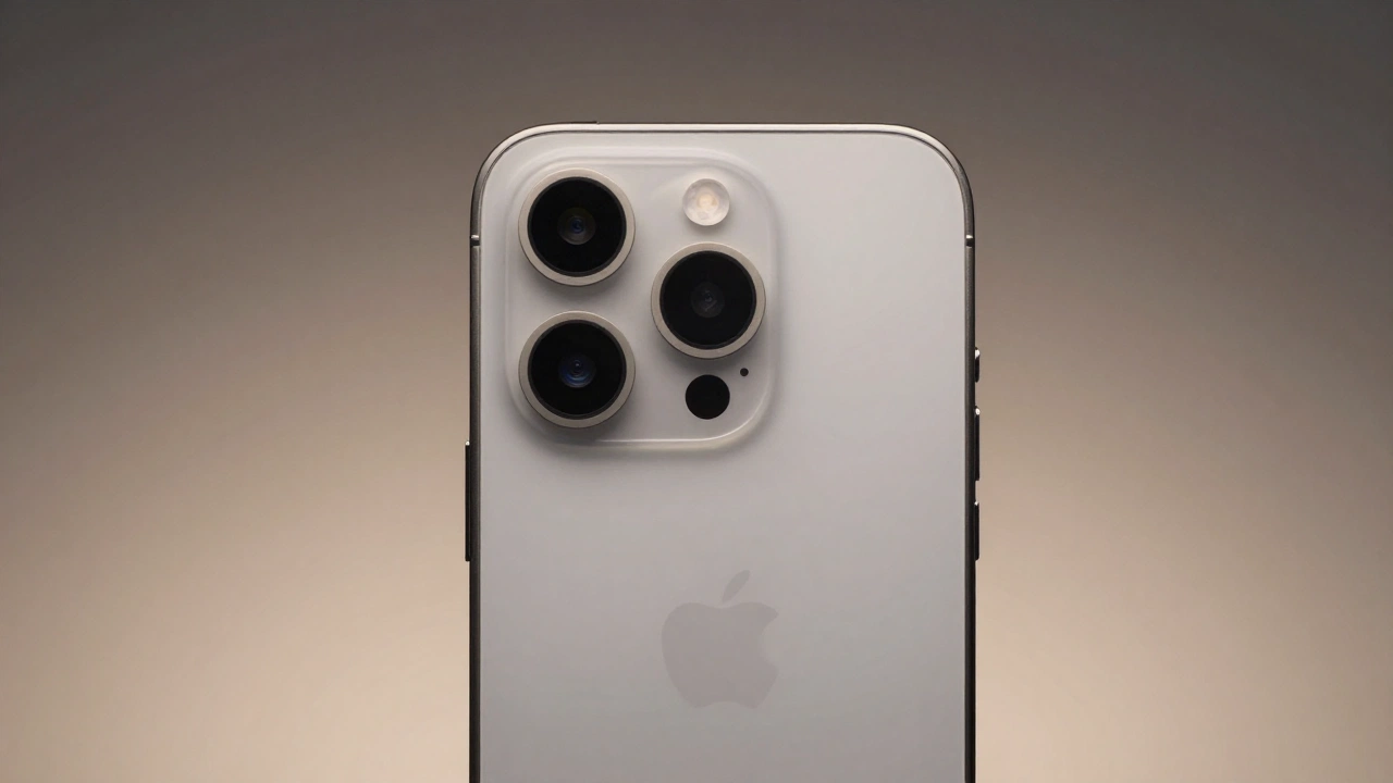 iPhone 17 Air front camera and Super Retina XDR screen closeup