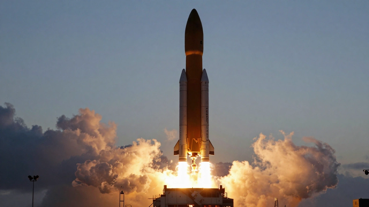 Starship Flight 10 hot staging and booster separation in atmosphere