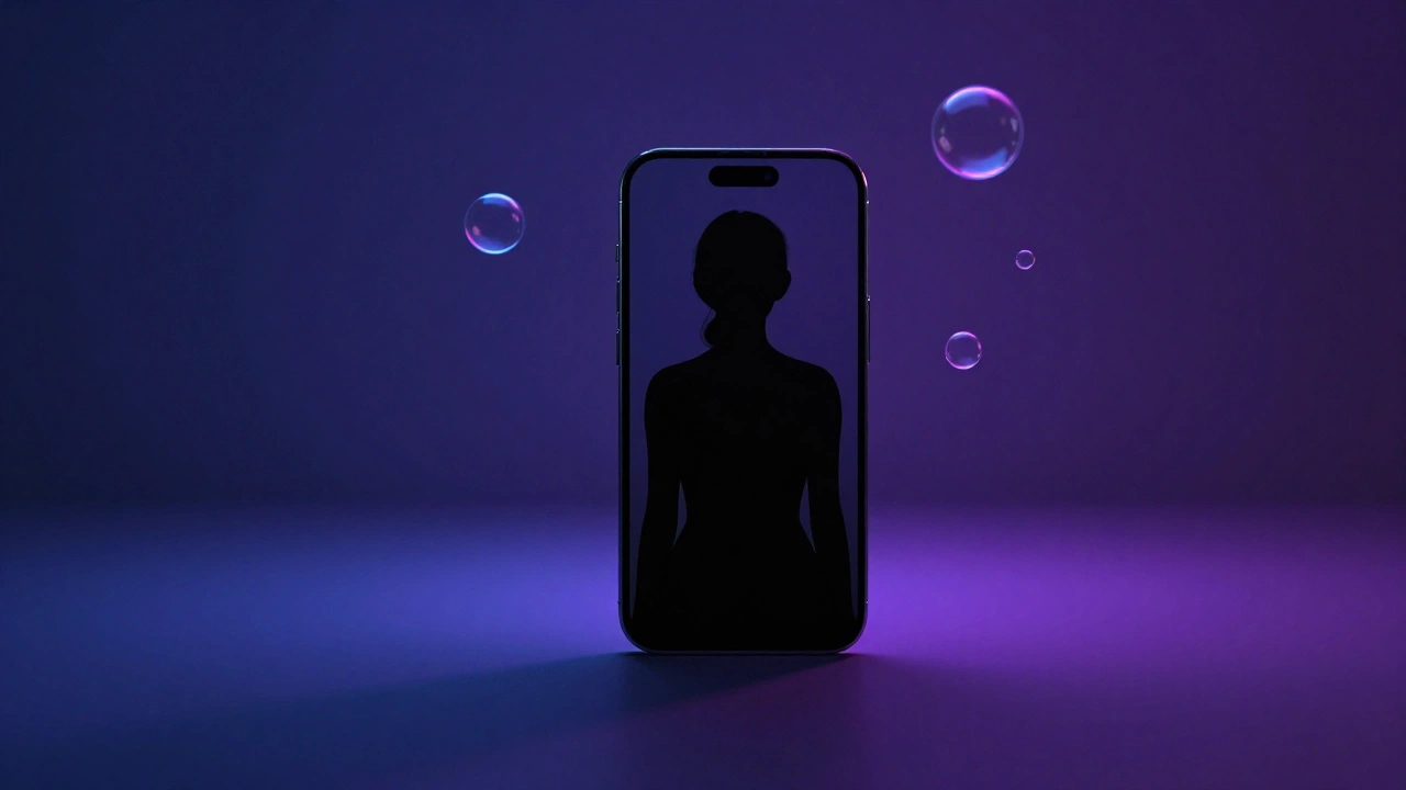 Smartphone in empty room symbolizing loneliness and digital companions