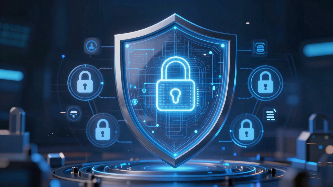 AI safety and reliability protective framework illustration