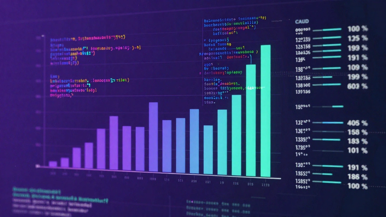 SWE-bench benchmark comparison visualization for AI coding tools