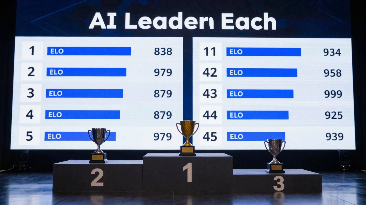 2026 ai leaderboards and elo ratings display